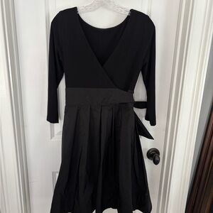 Joseph Ribkoff Black wrap cocktail Dress